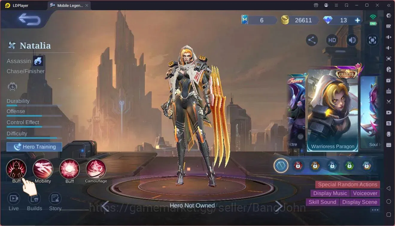 Mobile Legends: Bang Bang Accounts Global|Hero 51|Skin 44|Junior|CC Natalia|Epic Nana image 13