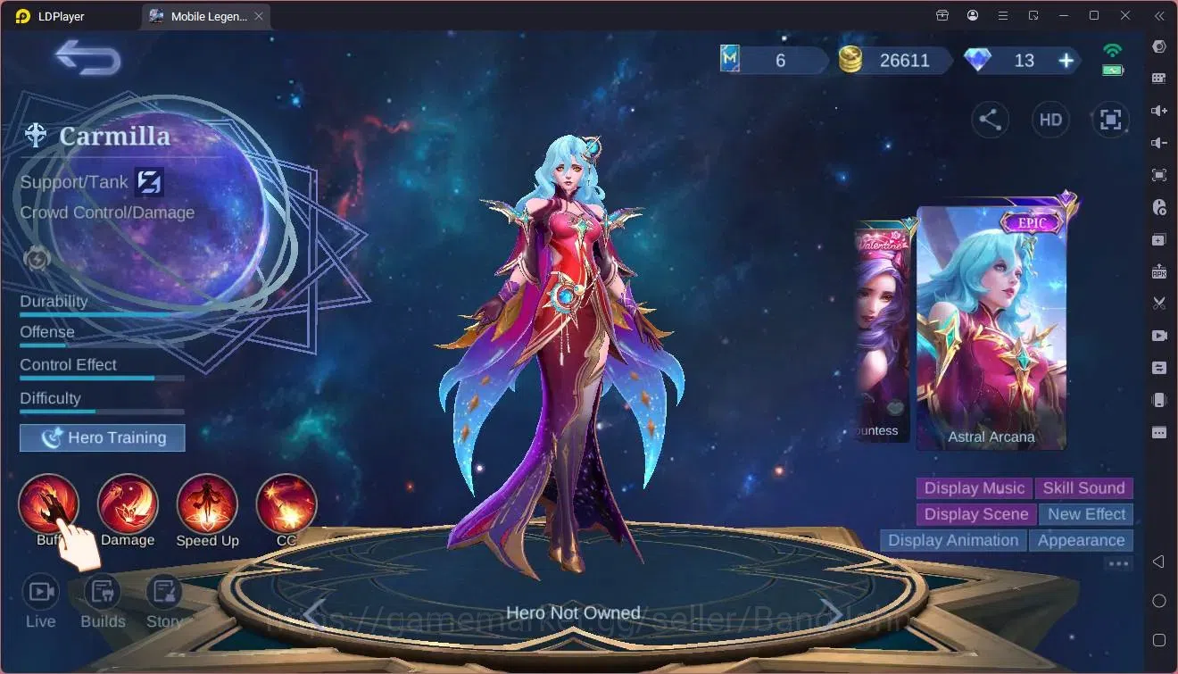 Mobile Legends: Bang Bang Accounts Global|Hero 51|Skin 44|Junior|CC Natalia|Epic Nana image 14