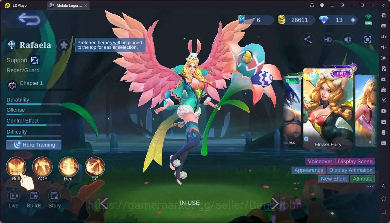 Mobile Legends: Bang Bang Accounts Global|Hero 51|Skin 44|Junior|CC Natalia|Epic Nana image 18