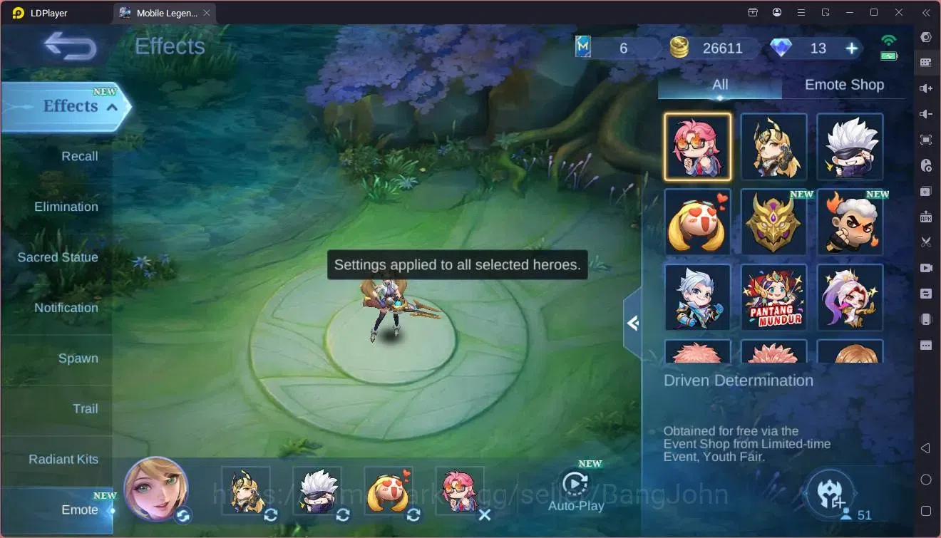 Mobile Legends: Bang Bang Accounts Global|Hero 51|Skin 44|Junior|CC Natalia|Epic Nana image 6