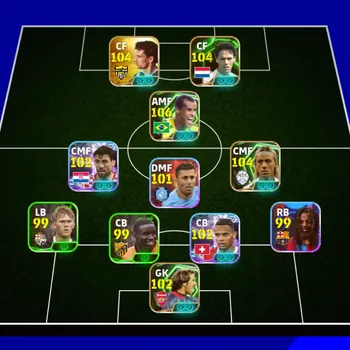 eFootball Accounts Legends & Iconic Players Android|PW3177|BigT FrankLampard Raul,ShowT MateoKovacic ManuelAkanji,Epic