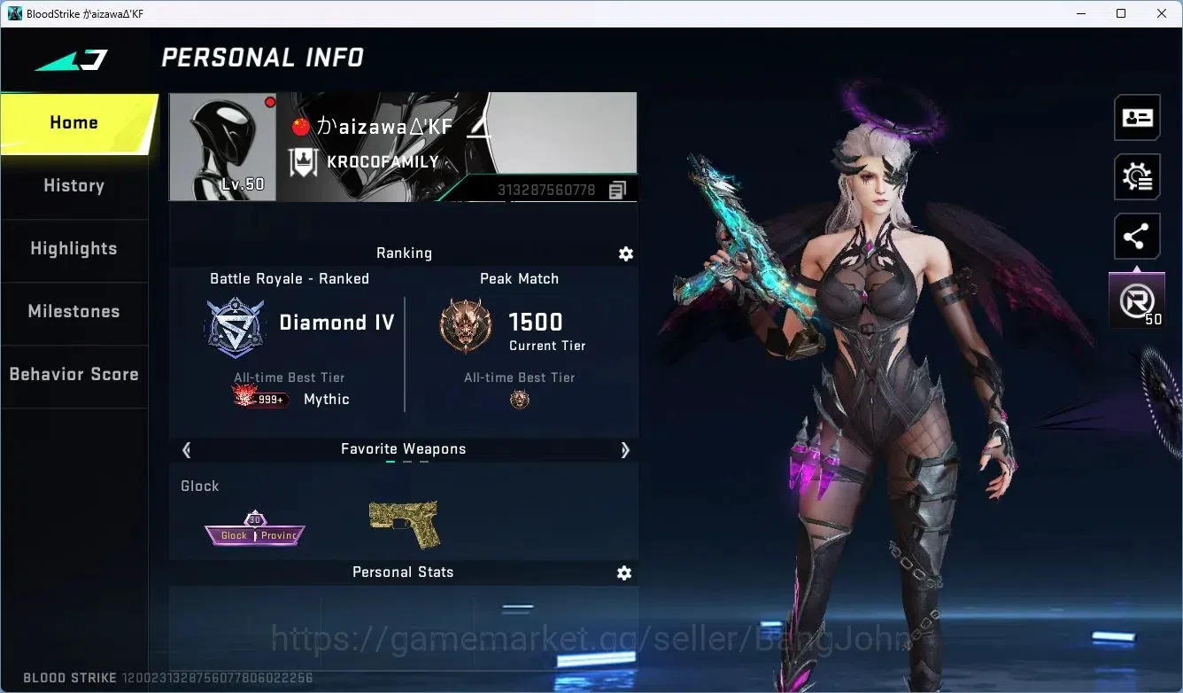 Blood Strike Accounts ASIA | ETERNAL NOVA | 1 EVA Guns | 1 7DS Guns | 1  image 2