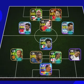 eFootball Accounts Legends & Iconic Players EFOOTBALL DREAM ACCOUNT | BIGTIME RONALDO OLD,J KOLLER,W ROONEY,RIO FERDINAND,M