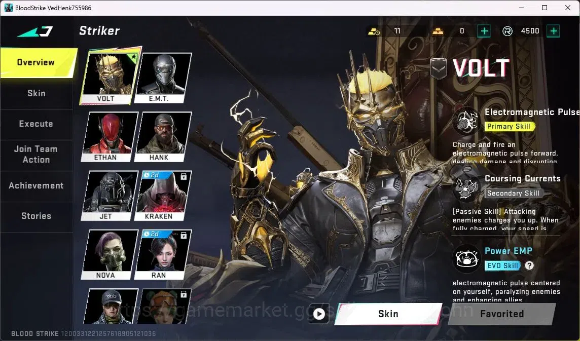 Blood Strike Accounts ASIA | Legendary AK47-Venom | Legendary M4A1-Venom image 5