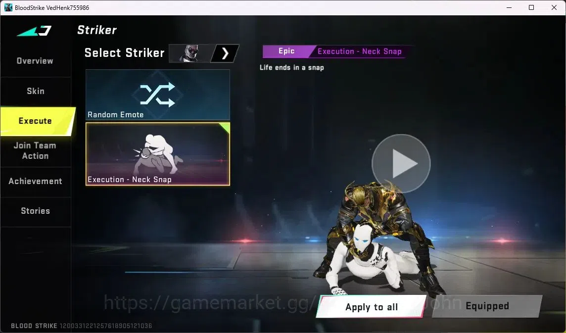 Blood Strike Accounts ASIA | Legendary AK47-Venom | Legendary M4A1-Venom image 6