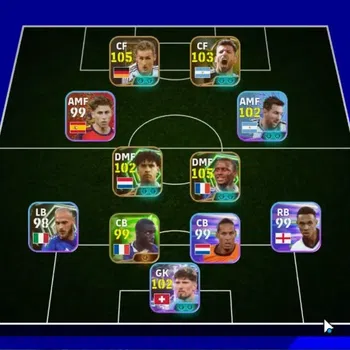 eFootball Accounts Legends & Iconic Players Android|6Epic Patrick Vieira,Miroslav Klose,Sergio Aguero,Frank
