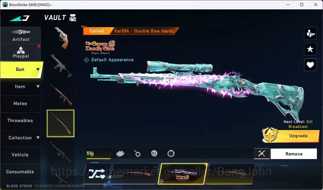 Blood Strike Accounts ASIA | 2 7DS | 2 AOT | 2 TR | 1 LIMITED-RPX | 12 U image 19