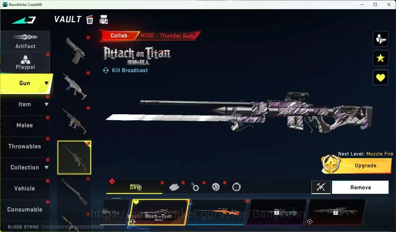 Blood Strike Accounts ASIA||COLLAB=AK47,KAG-6,M700,FAL,KAR98K,QBZ95,|LIM image 11