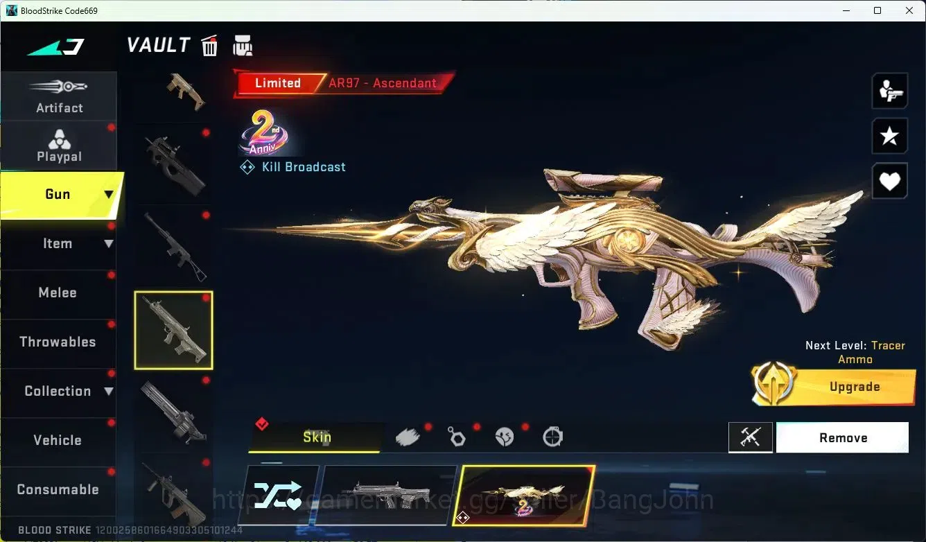 Blood Strike Accounts ASIA||COLLAB=AK47,KAG-6,M700,FAL,KAR98K,QBZ95,|LIM image 12