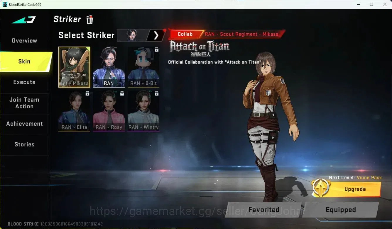 Blood Strike Accounts ASIA||COLLAB=AK47,KAG-6,M700,FAL,KAR98K,QBZ95,|LIM image 3