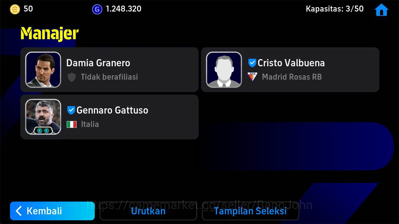 eFootball Accounts power 3183, epic johan Cruyff, legend rivaldo, Ney image 3