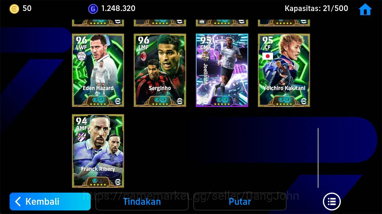 eFootball Accounts power 3183, epic johan Cruyff, legend rivaldo, Ney image 7