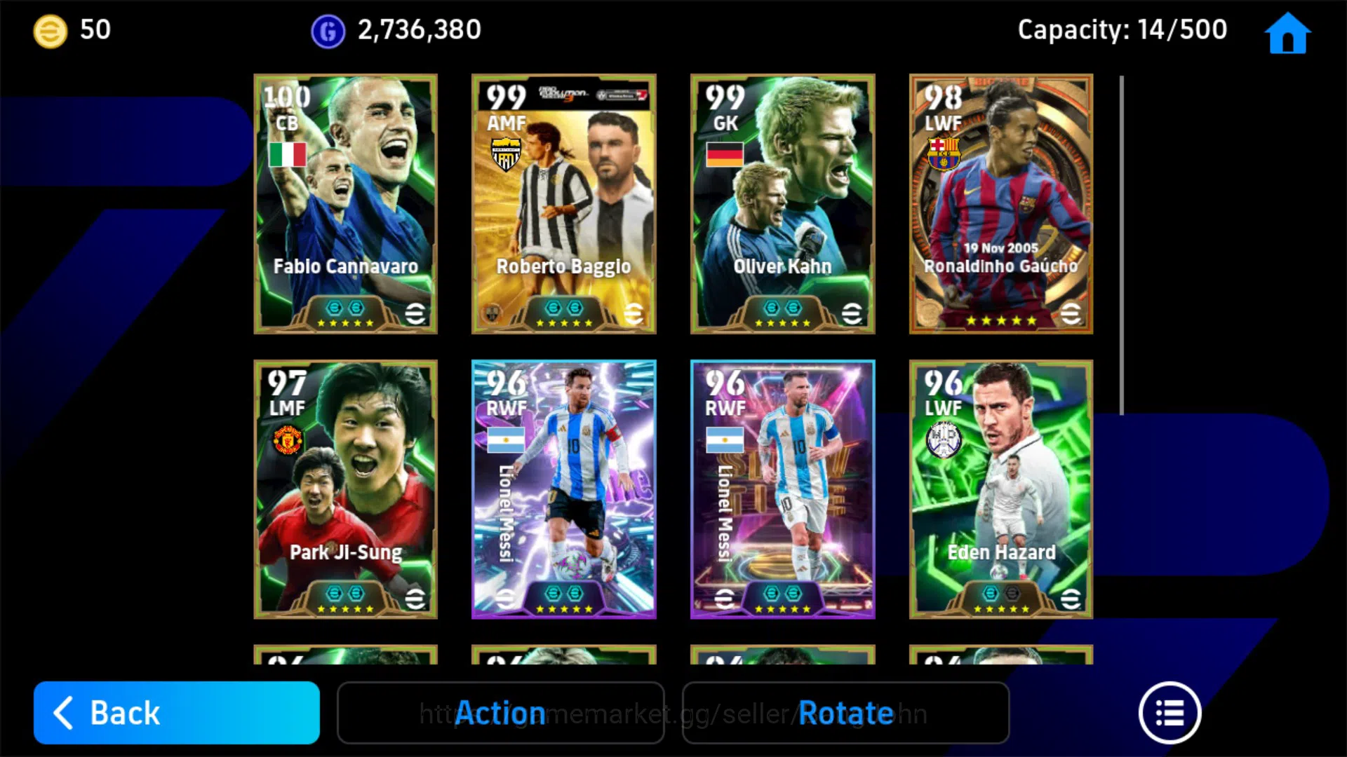 eFootball Accounts Android Power 3098 |Roberto Baggio Epic | more det image 3