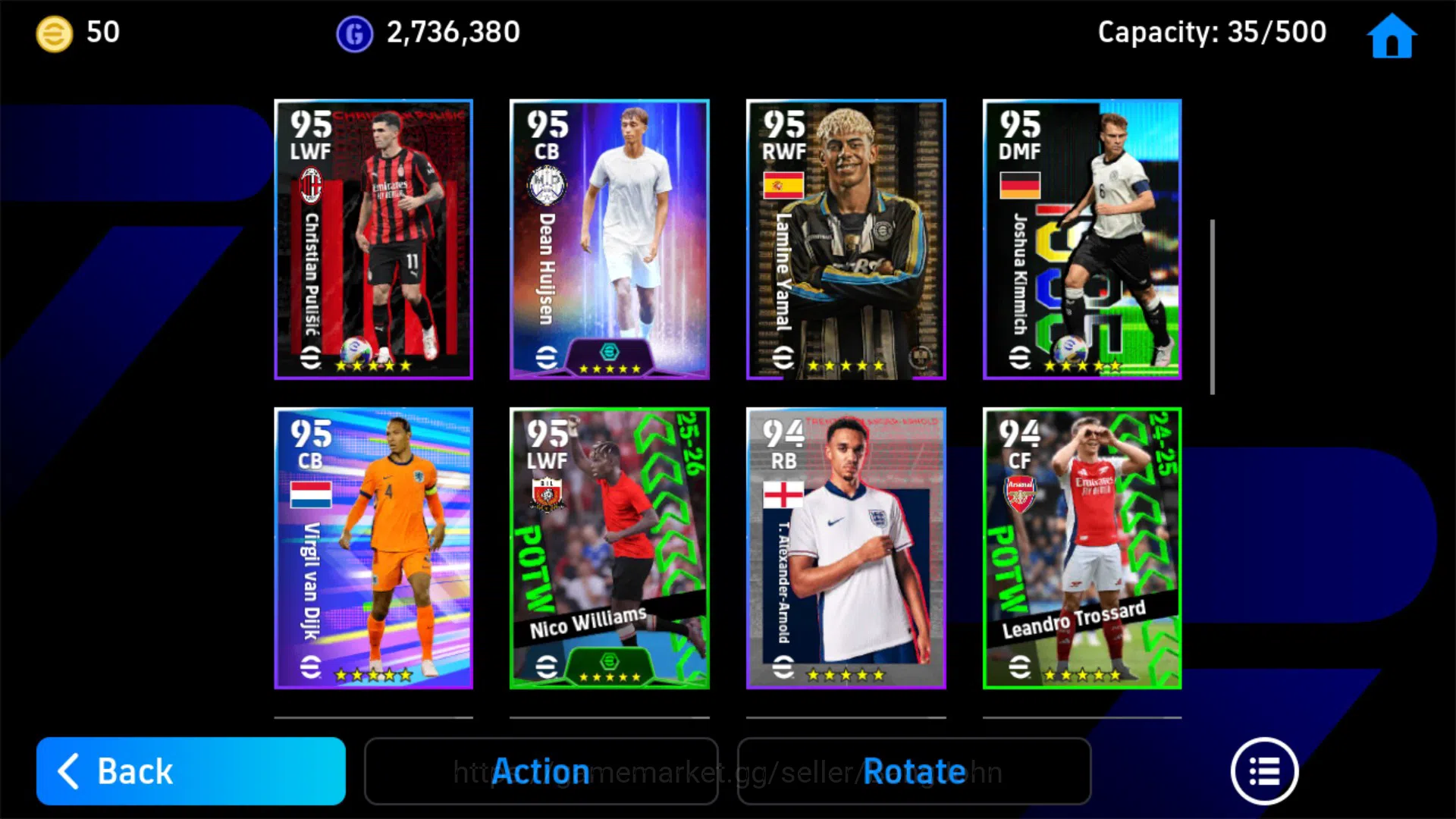 eFootball Accounts Android Power 3098 |Roberto Baggio Epic | more det image 6