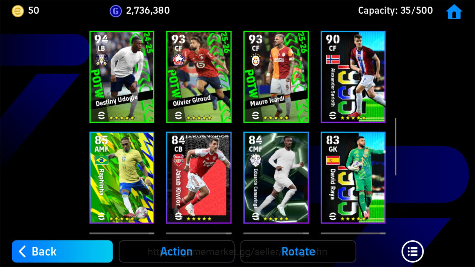 eFootball Accounts Android Power 3098 |Roberto Baggio Epic | more det image 7