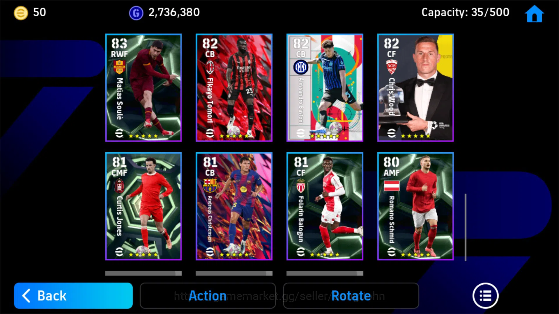 eFootball Accounts Android Power 3098 |Roberto Baggio Epic | more det image 8