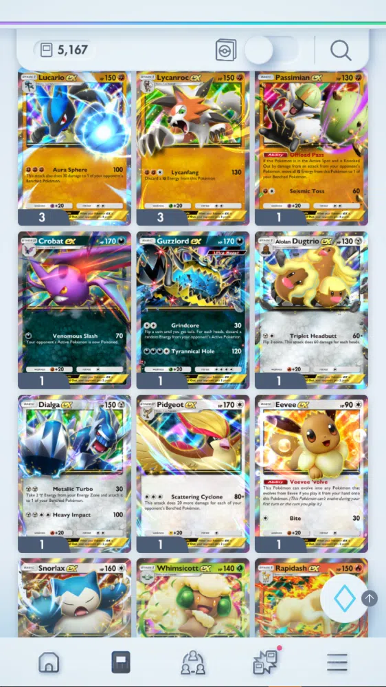 Pokémon TCG Pocket Accounts EN|5k+Card|110+ EX| 24Shiny (Lunala,Silvally,etc)  image 11