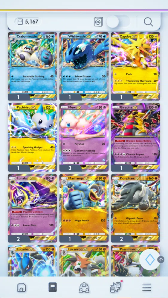 Pokémon TCG Pocket Accounts EN|5k+Card|110+ EX| 24Shiny (Lunala,Silvally,etc)  image 12