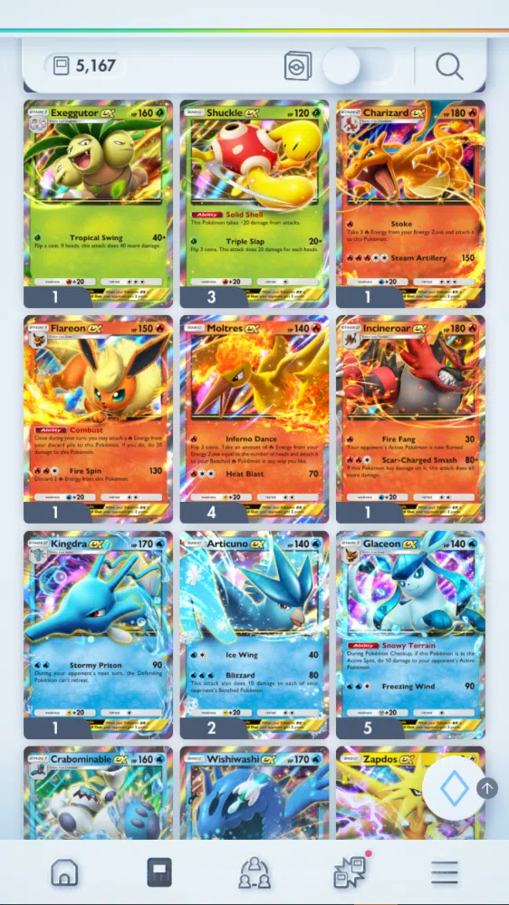 Pokémon TCG Pocket Accounts EN|5k+Card|110+ EX| 24Shiny (Lunala,Silvally,etc)  image 13