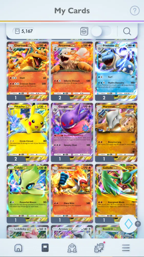 Pokémon TCG Pocket Accounts EN|5k+Card|110+ EX| 24Shiny (Lunala,Silvally,etc)  image 15