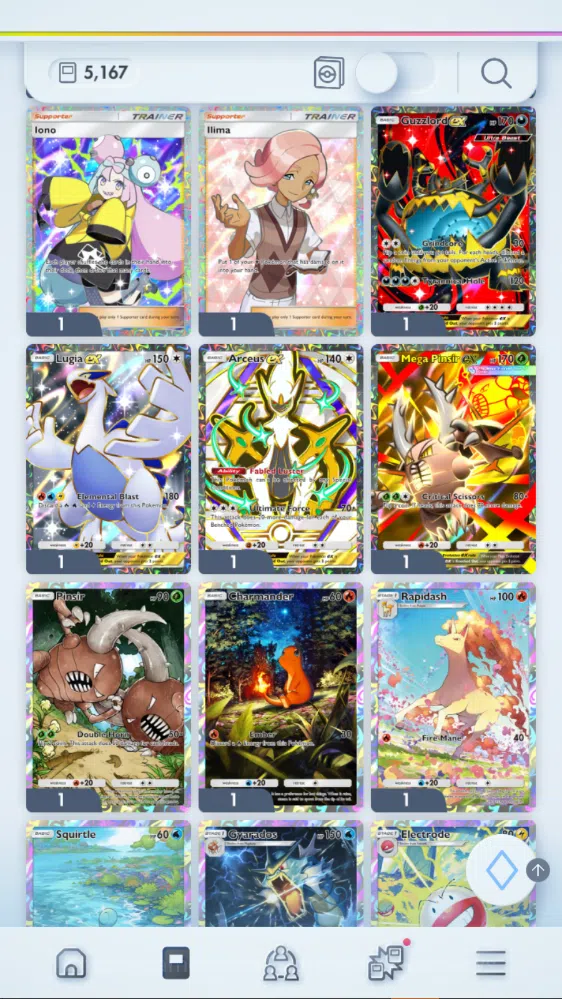 Pokémon TCG Pocket Accounts EN|5k+Card|110+ EX| 24Shiny (Lunala,Silvally,etc)  image 16