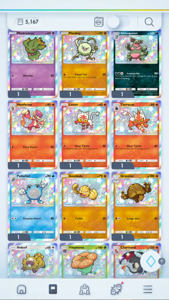 Pokémon TCG Pocket Accounts EN|5k+Card|110+ EX| 24Shiny (Lunala,Silvally,etc)  image 19