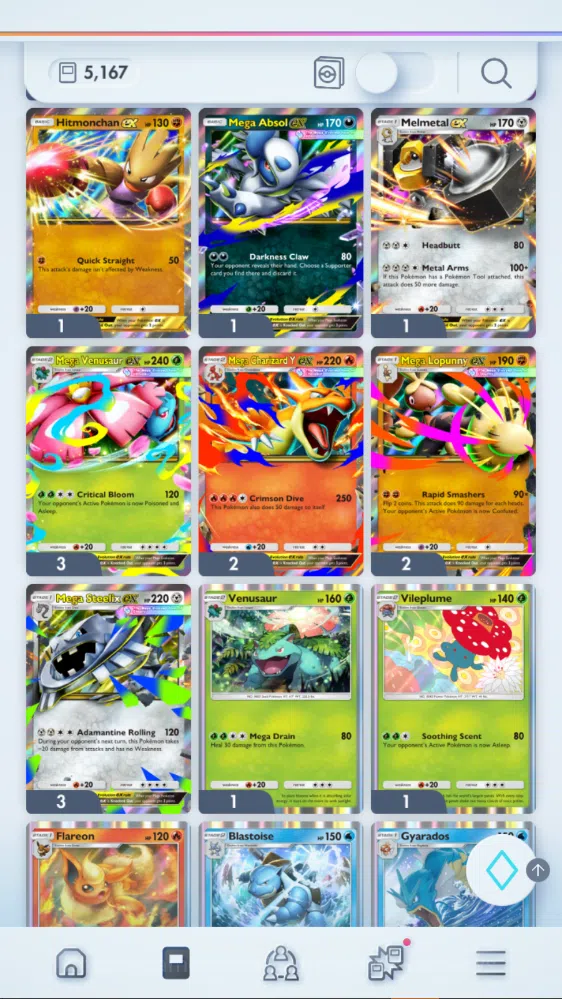 Pokémon TCG Pocket Accounts EN|5k+Card|110+ EX| 24Shiny (Lunala,Silvally,etc)  image 9