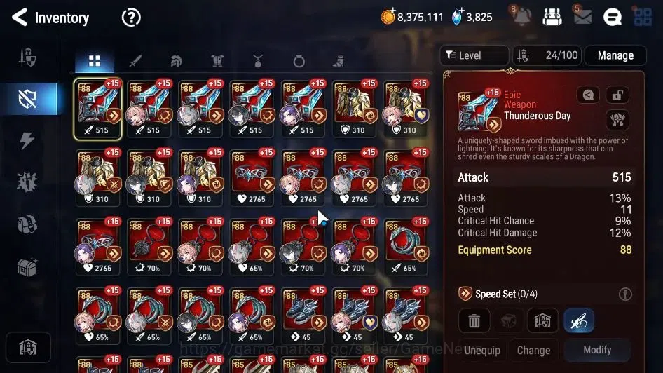 Epic Seven Accounts GLOBAL Unverif|New Era|1 ML(New Moon Luna)+TA Coli image 14