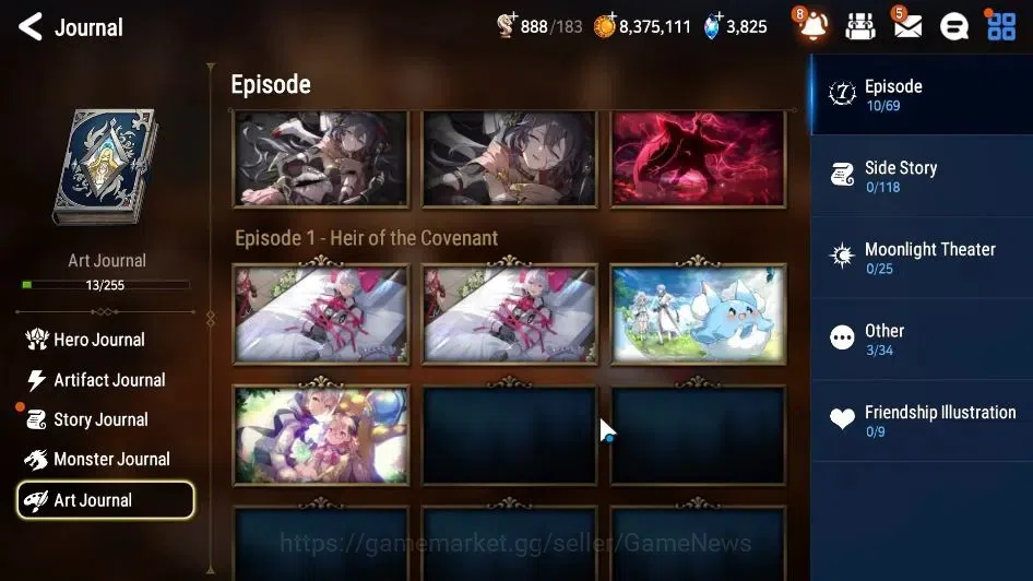 Epic Seven Accounts GLOBAL Unverif|New Era|1 ML(New Moon Luna)+TA Coli image 19