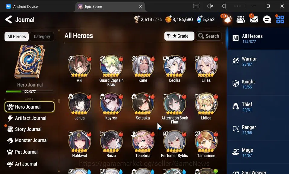 Epic Seven Accounts GLOBAL Unverif|New Era|7 ML(LOTScales,SP Politis,S image 15