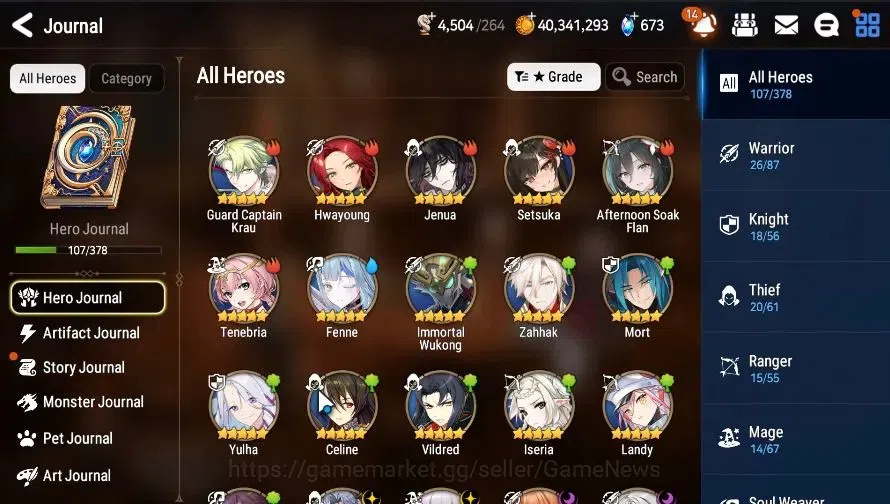 Epic Seven Accounts GLOBAL|UnVerif|5 ML(LStraze,SE Celine,BW Iseria,LC image 5