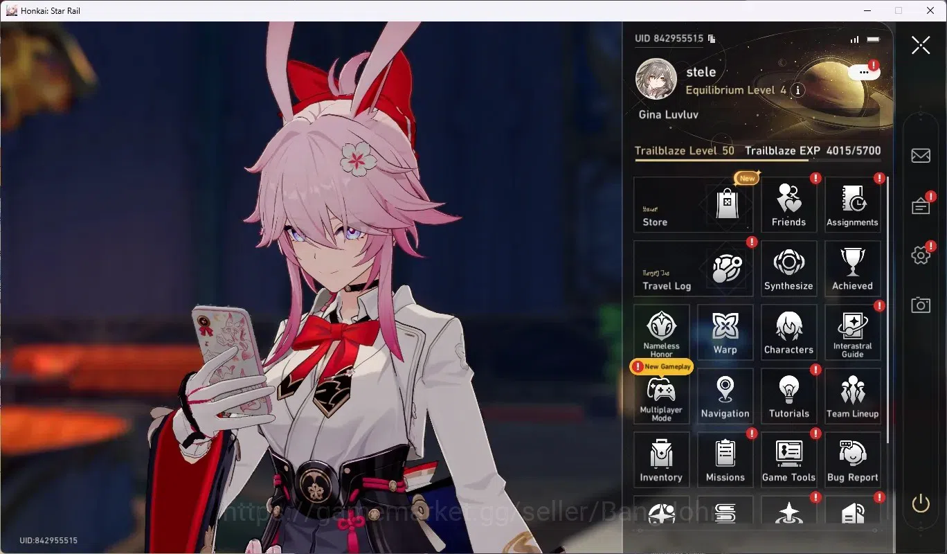 Honkai Star Rail Accounts ASIA|TL 50|5 Char Limited [Evanescia,Mortenax Blad image 1