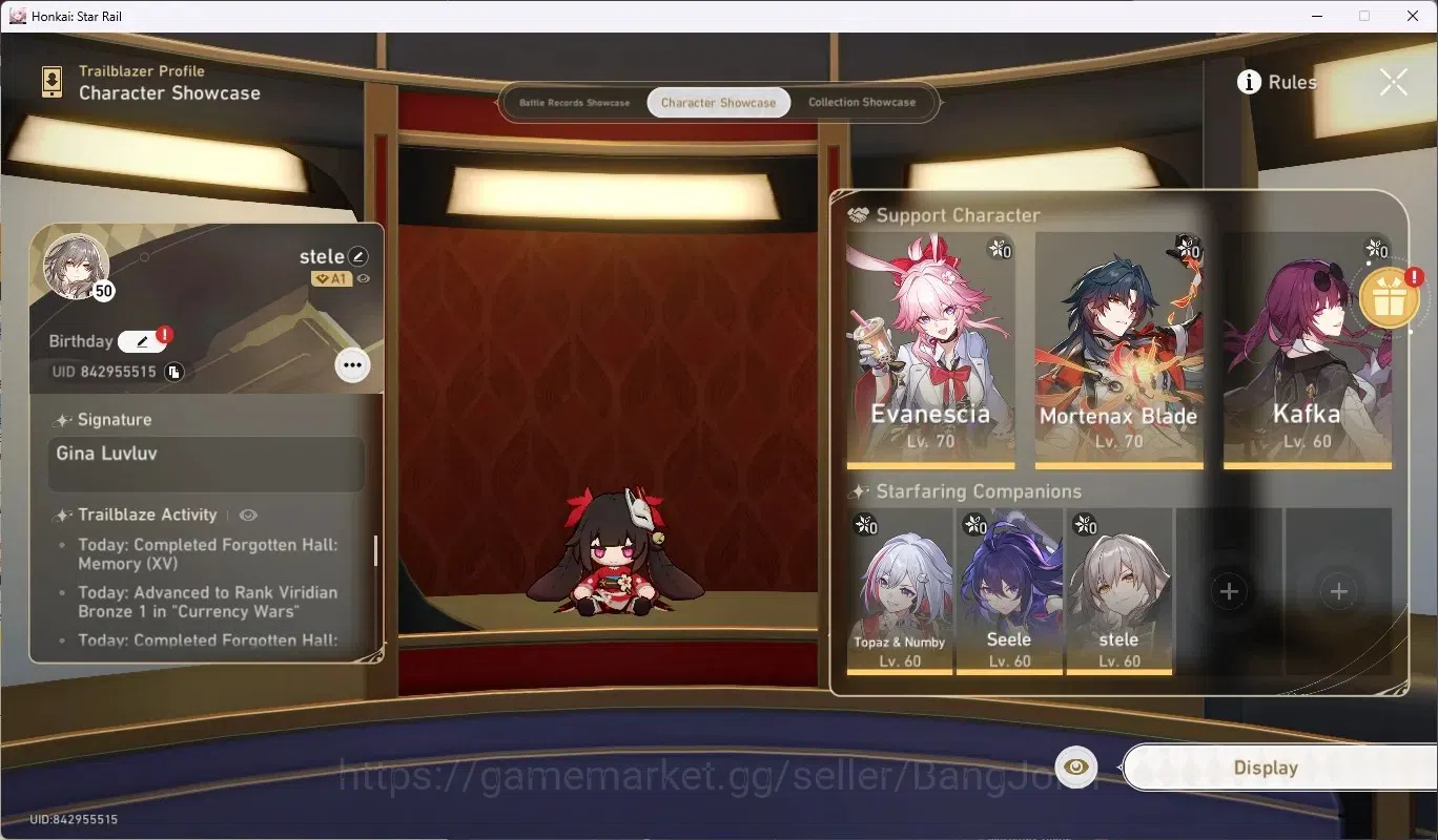 Honkai Star Rail Accounts ASIA|TL 50|5 Char Limited [Evanescia,Mortenax Blad image 2