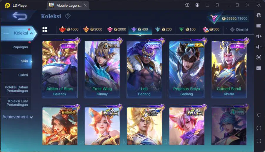 Mobile Legends: Bang Bang Accounts Hero 124|Skin 252|Sanrio Angela+Floryn,Lucky Hayab image 13