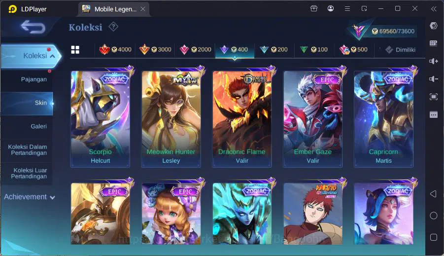 Mobile Legends: Bang Bang Accounts Hero 124|Skin 252|Sanrio Angela+Floryn,Lucky Hayab image 14
