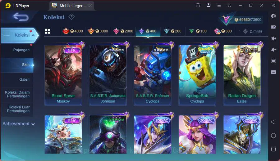Mobile Legends: Bang Bang Accounts Hero 124|Skin 252|Sanrio Angela+Floryn,Lucky Hayab image 15