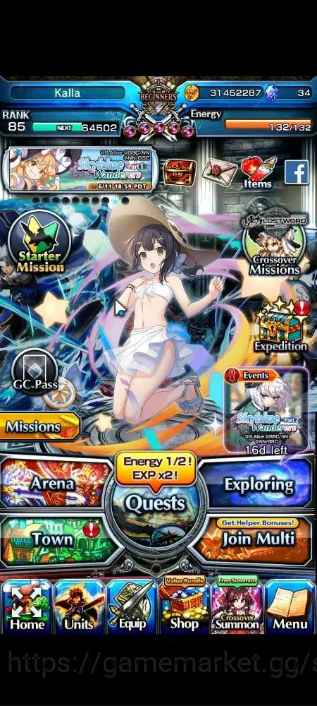 Grand Summoners Accounts Global|Rank 85|23 Ascend+7 TW|[Roy,Kamijo,Veldora, image 1