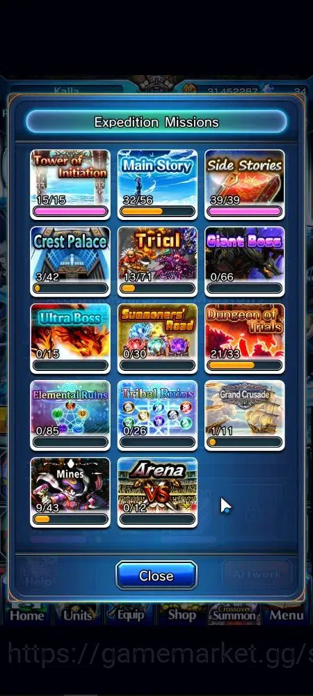 Grand Summoners Accounts Global|Rank 85|23 Ascend+7 TW|[Roy,Kamijo,Veldora, image 15