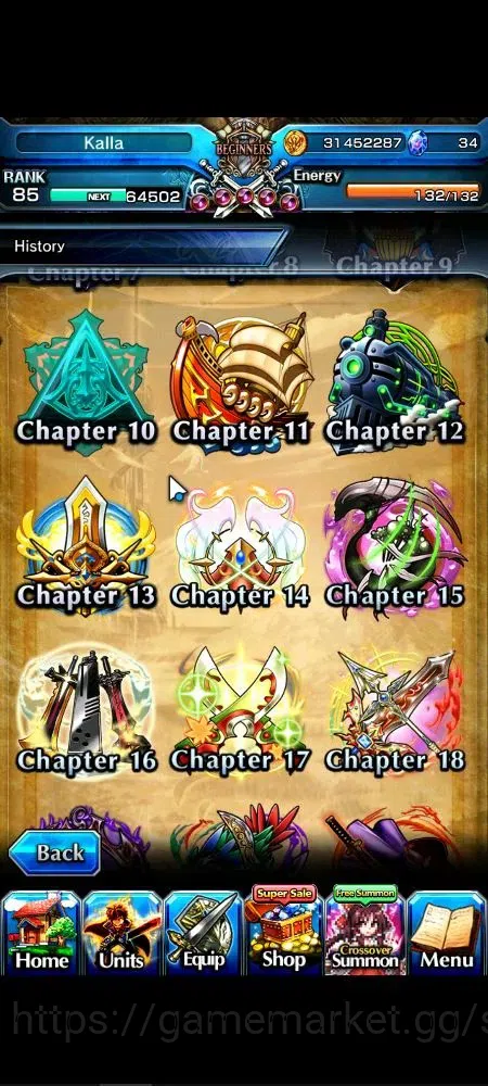 Grand Summoners Accounts Global|Rank 85|23 Ascend+7 TW|[Roy,Kamijo,Veldora, image 17