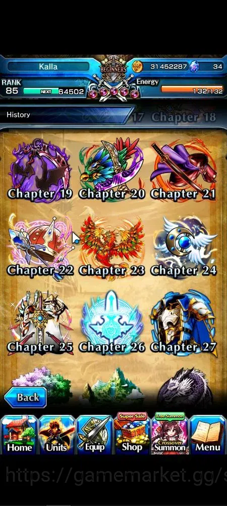 Grand Summoners Accounts Global|Rank 85|23 Ascend+7 TW|[Roy,Kamijo,Veldora, image 18