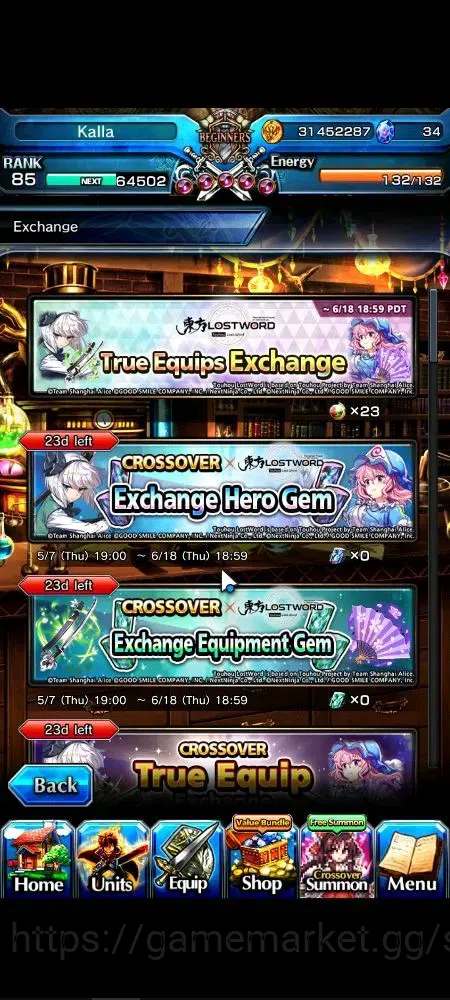 Grand Summoners Accounts Global|Rank 85|23 Ascend+7 TW|[Roy,Kamijo,Veldora, image 20