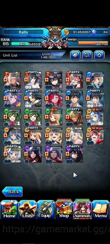 Grand Summoners Accounts Global|Rank 85|23 Ascend+7 TW|[Roy,Kamijo,Veldora, image 5