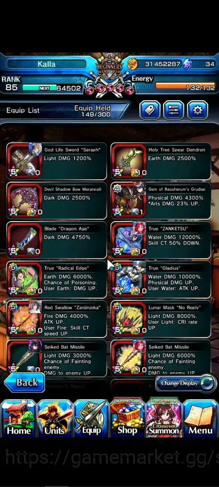 Grand Summoners Accounts Global|Rank 85|23 Ascend+7 TW|[Roy,Kamijo,Veldora, image 9
