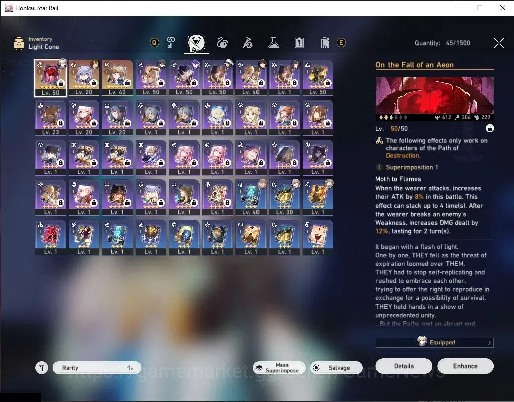 Honkai Star Rail Accounts Asia|TL 43|7 Limited|(Mortenax Blade,Acheron,The D image 6