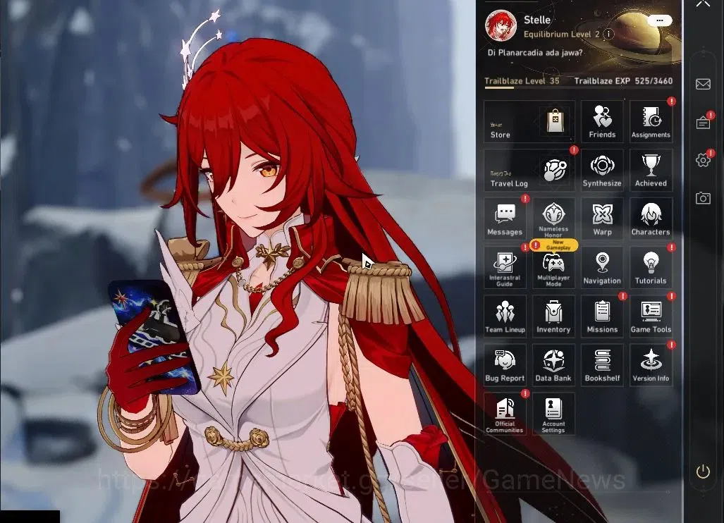 Honkai Star Rail Accounts Starter Asia|TL 35|3 Limited+1 Standard|Starter|Himeko:Nova,Huohuo,Argenti + Yanqing|Female 1