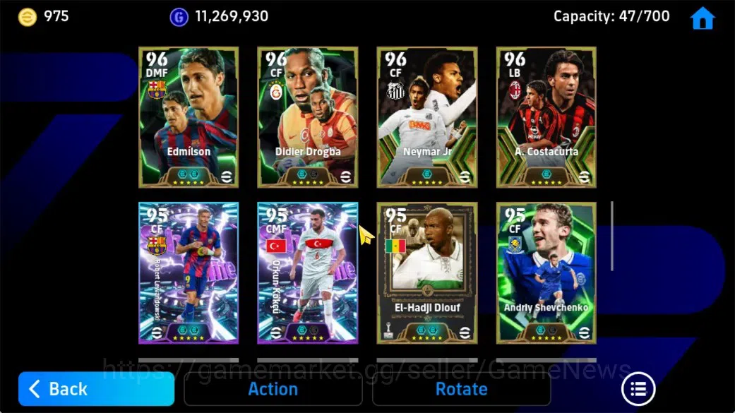 eFootball Accounts Android|Epic Ibrahimovi,Ruud Gullit,Abbiati,Cannav image 11