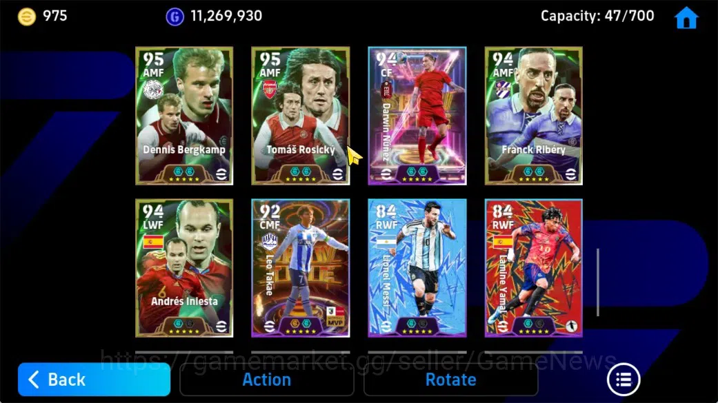 eFootball Accounts Android|Epic Ibrahimovi,Ruud Gullit,Abbiati,Cannav image 12