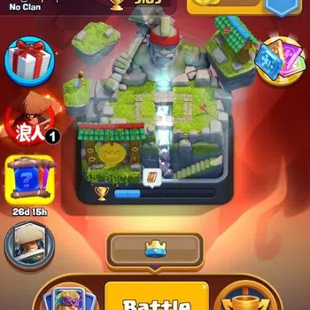 Clash Royale Accounts Others Lv 375|KTL 9|Trophy 3103|Card 48/122|3 EVO 8 Epic 17 Rare 22 Common|1 WS|Take Mail|Check