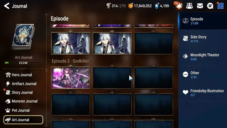 Epic Seven Accounts GLOBAL Unverif|New Era|9 ML(Salome,Belian,BW Iseri image 20