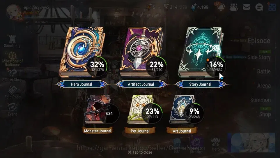 Epic Seven Accounts GLOBAL Unverif|New Era|9 ML(Salome,Belian,BW Iseri image 3